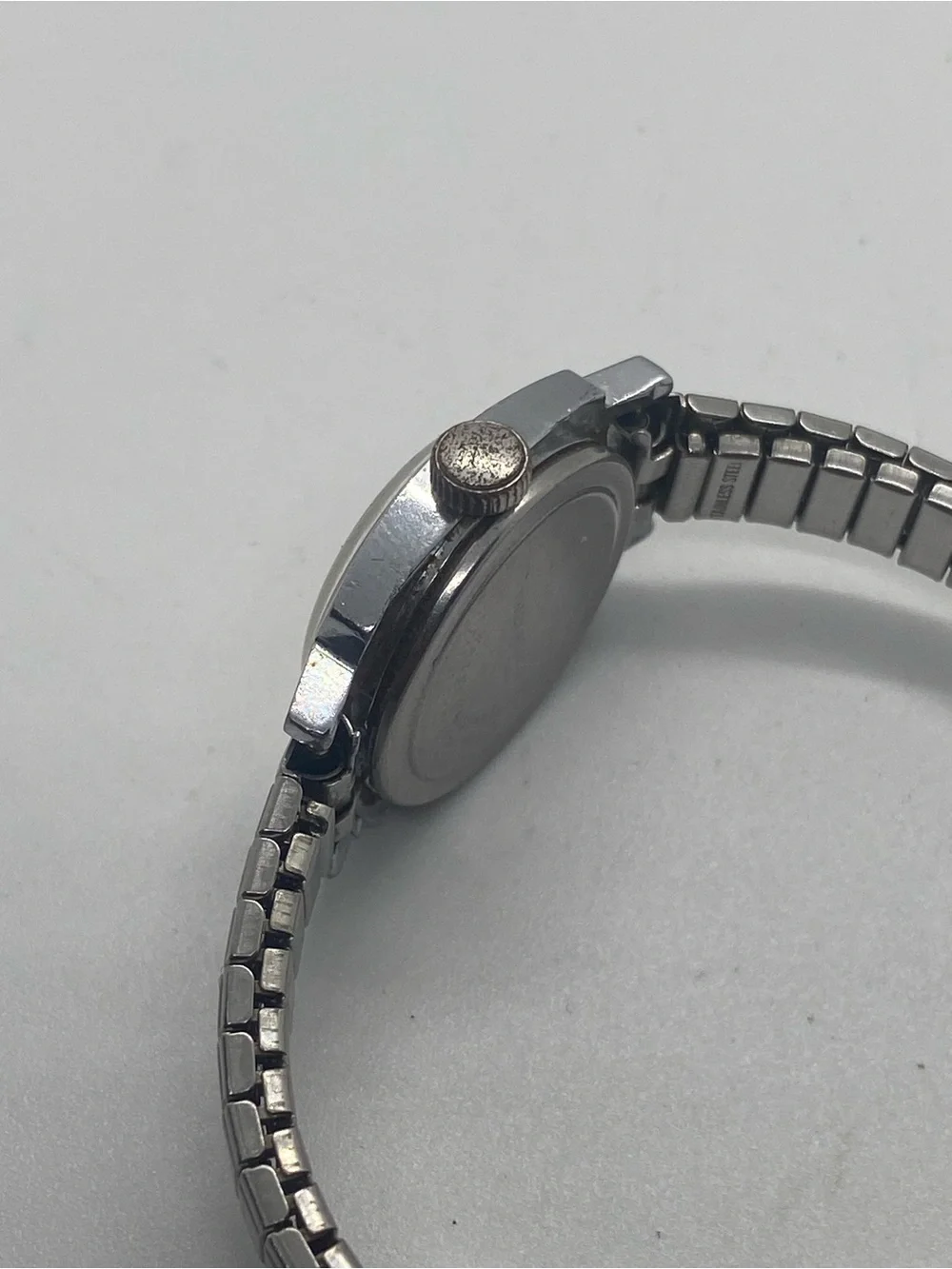 Timex Silver Women's Expansion Bracelet Watch with Cream Dial